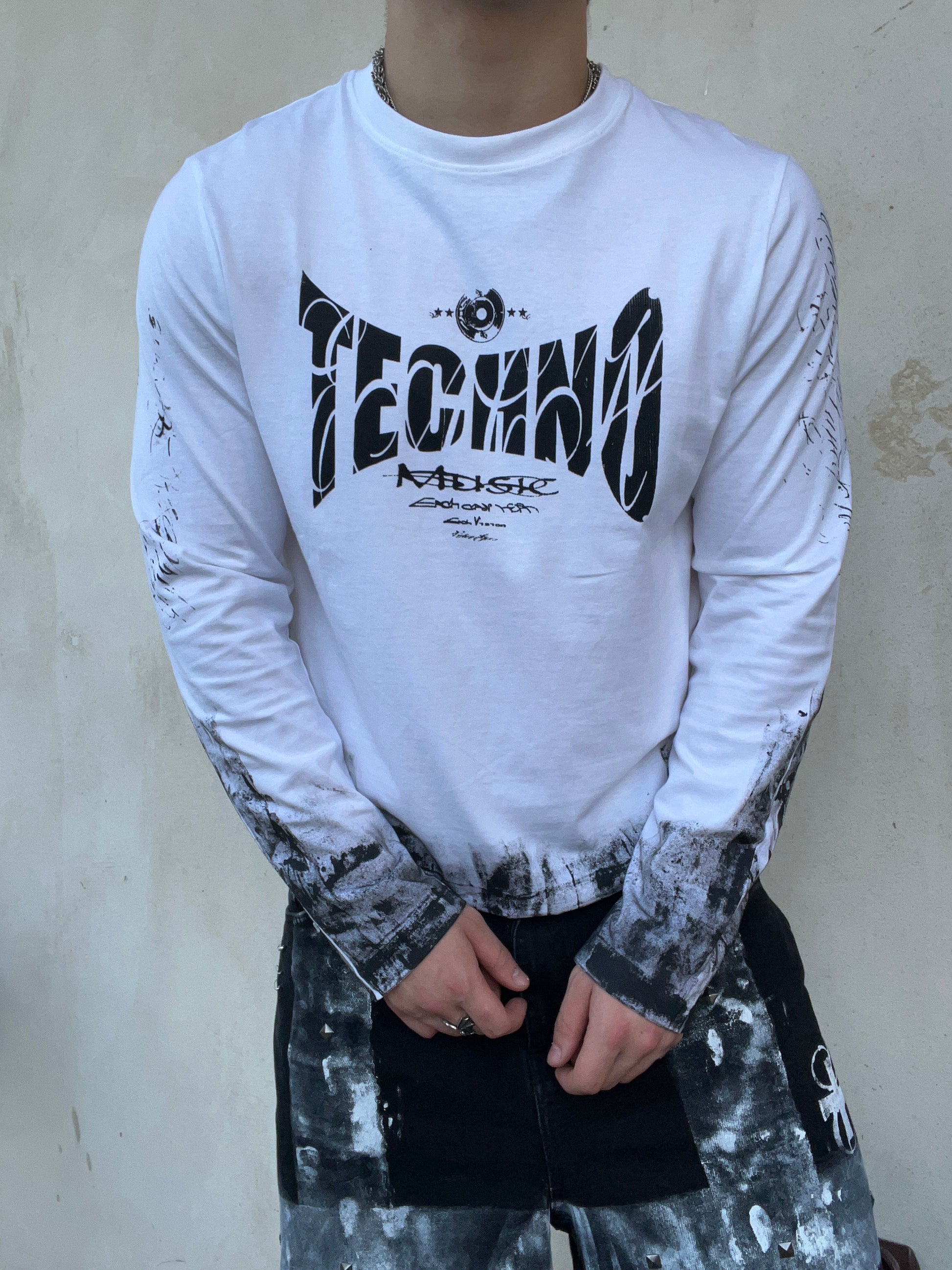 Printed techno longsleeve SS/26