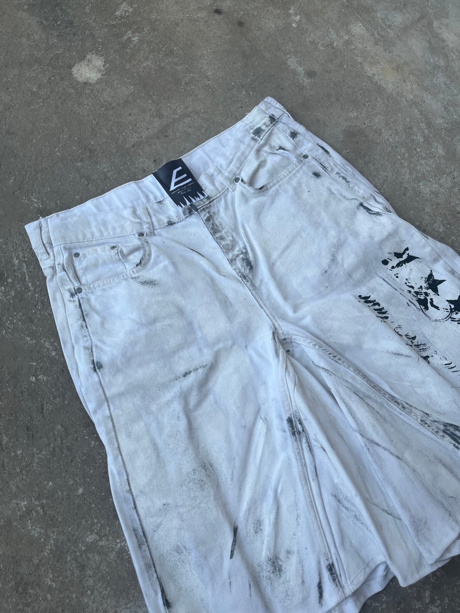 Wax White Star jorts SS/26