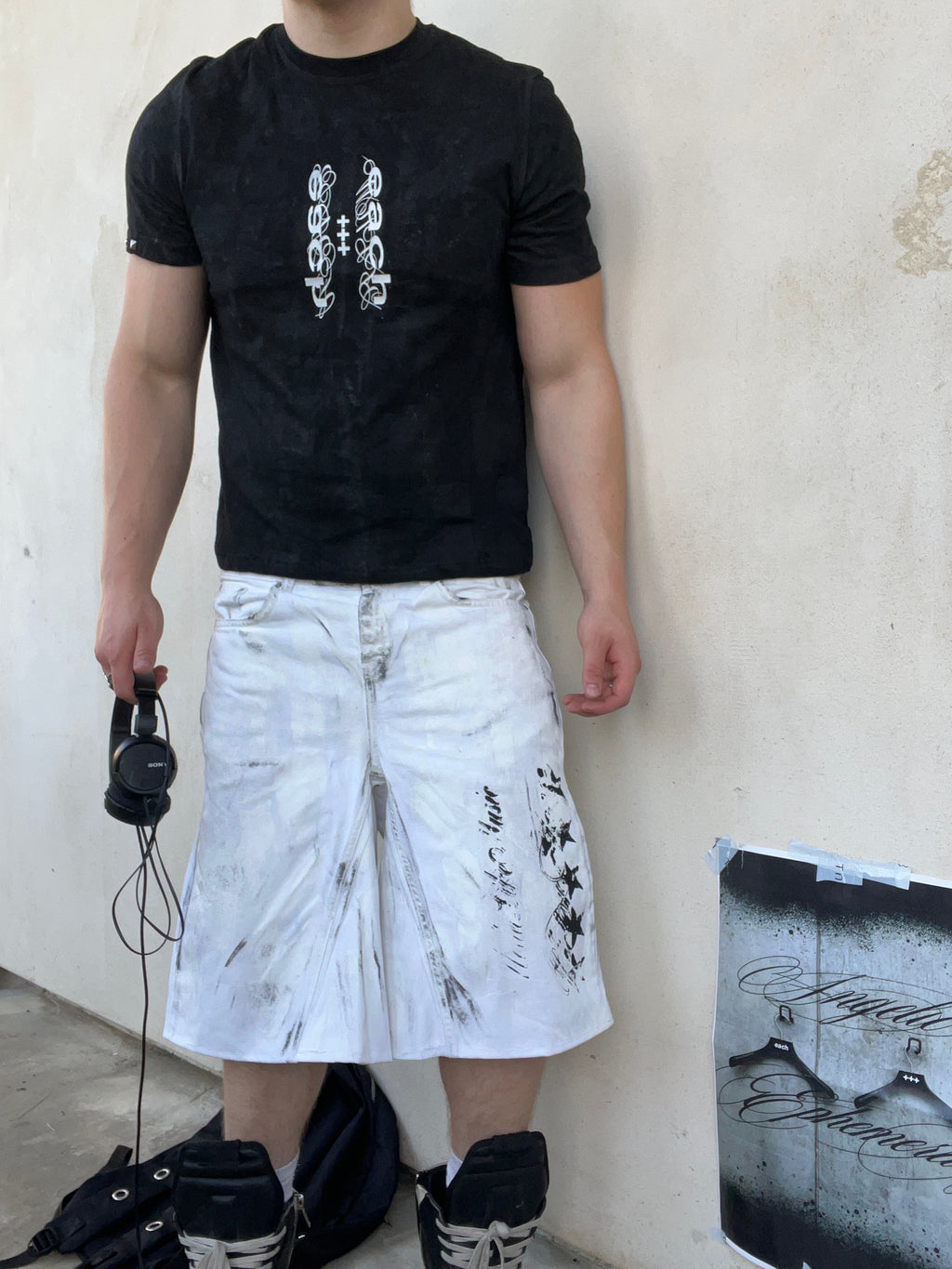 Wax White Star jorts SS/26