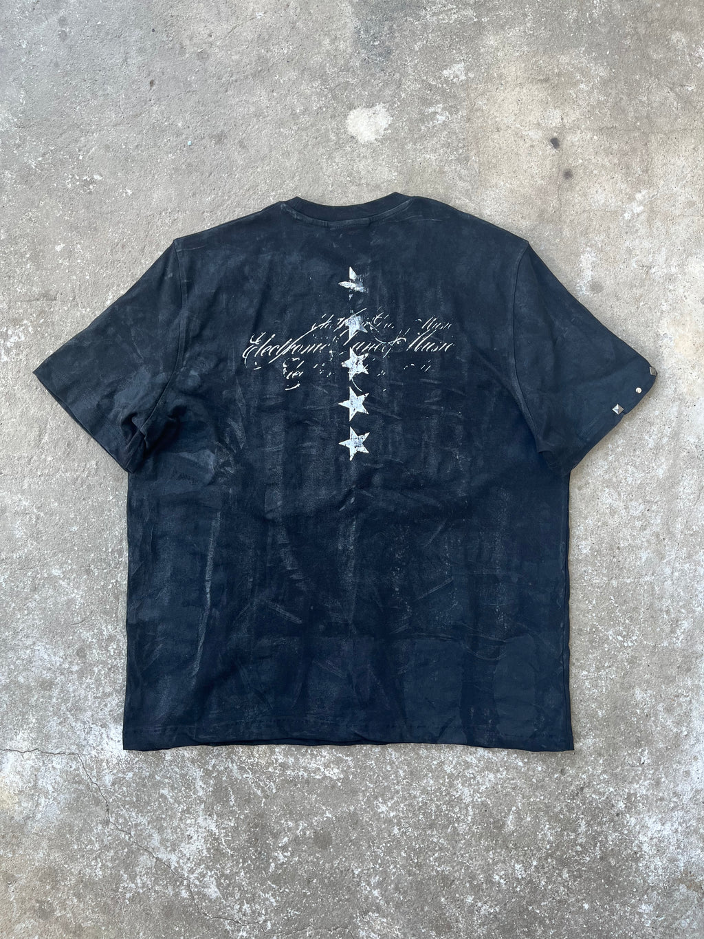 Black wax tshirt Ss/26
