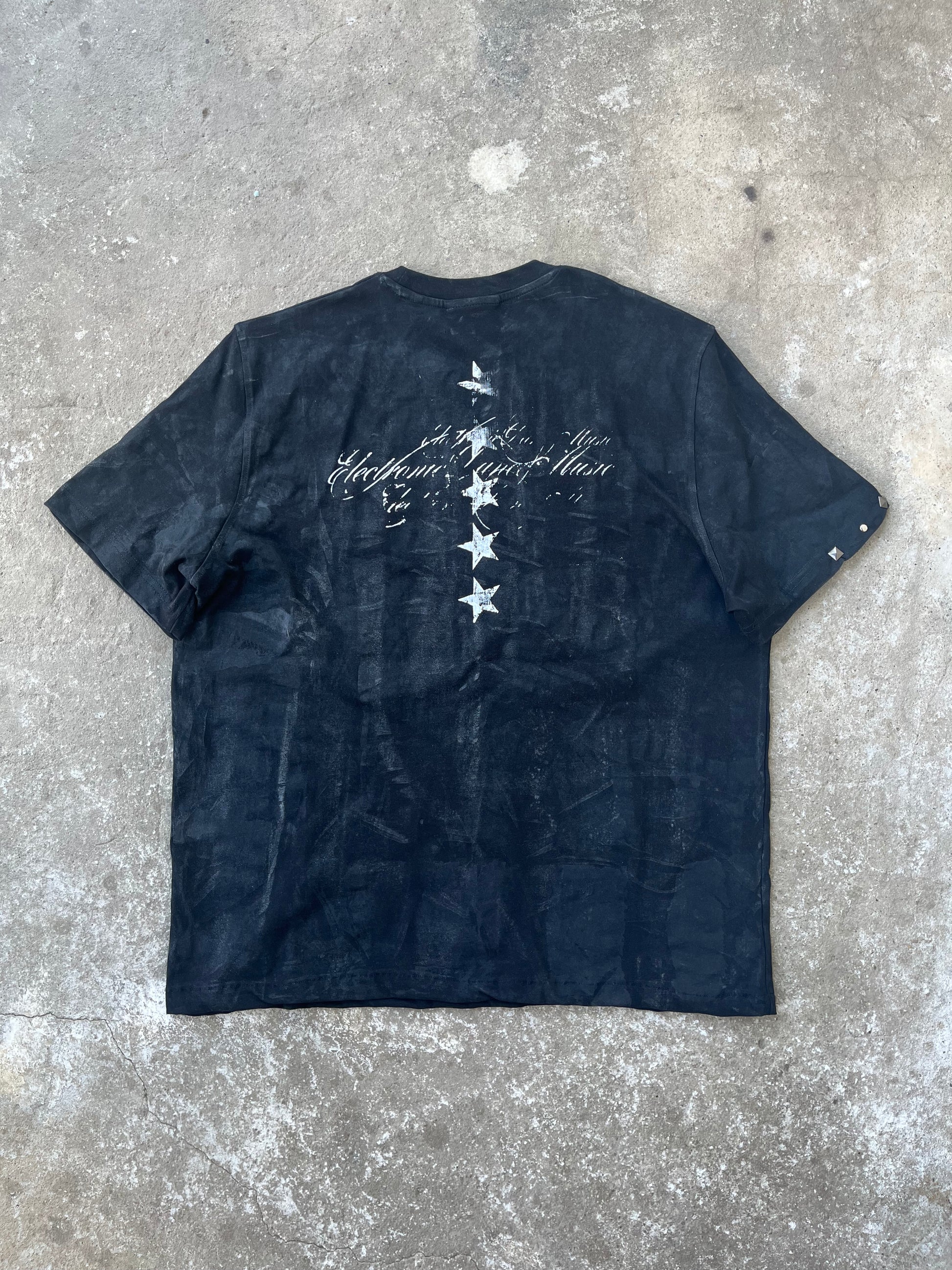 Black wax tshirt Ss/26