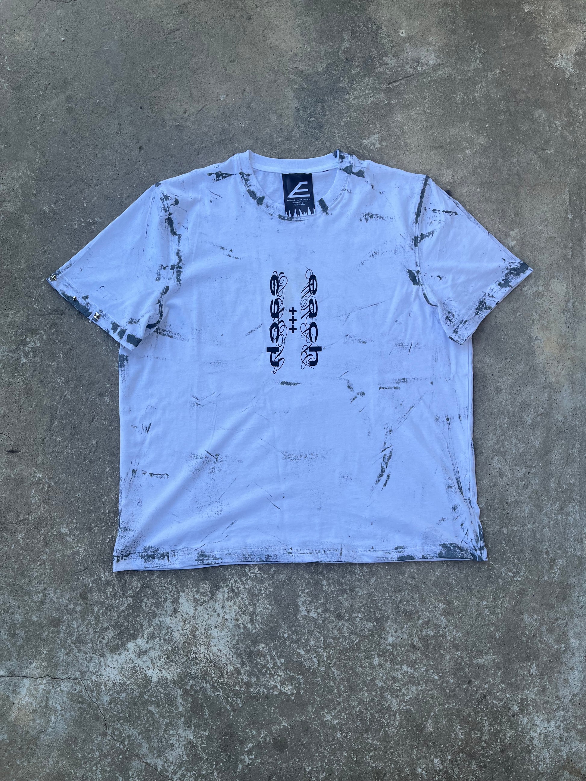 White wax tshirt Ss/26