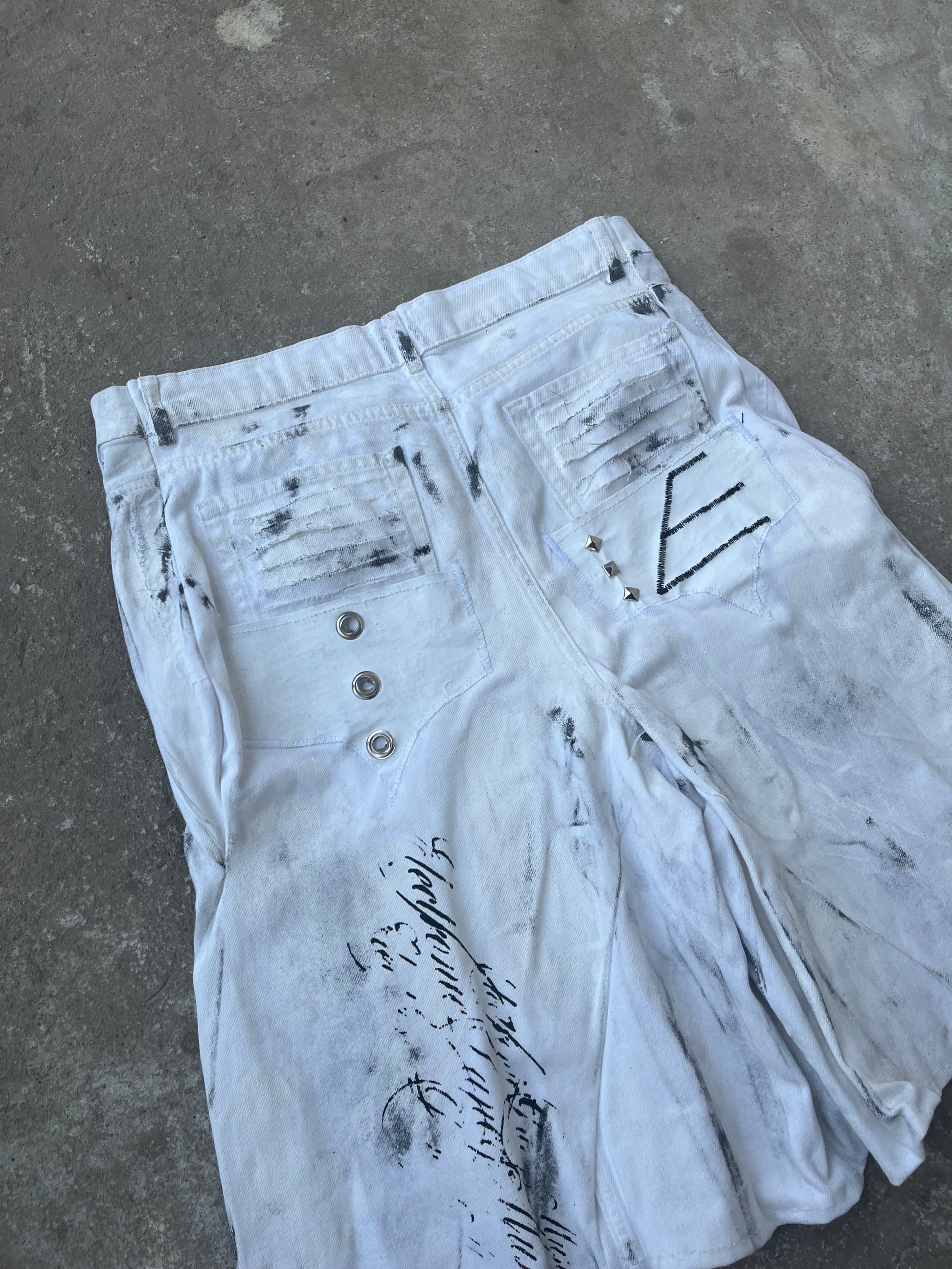 Wax White Star jorts SS/26