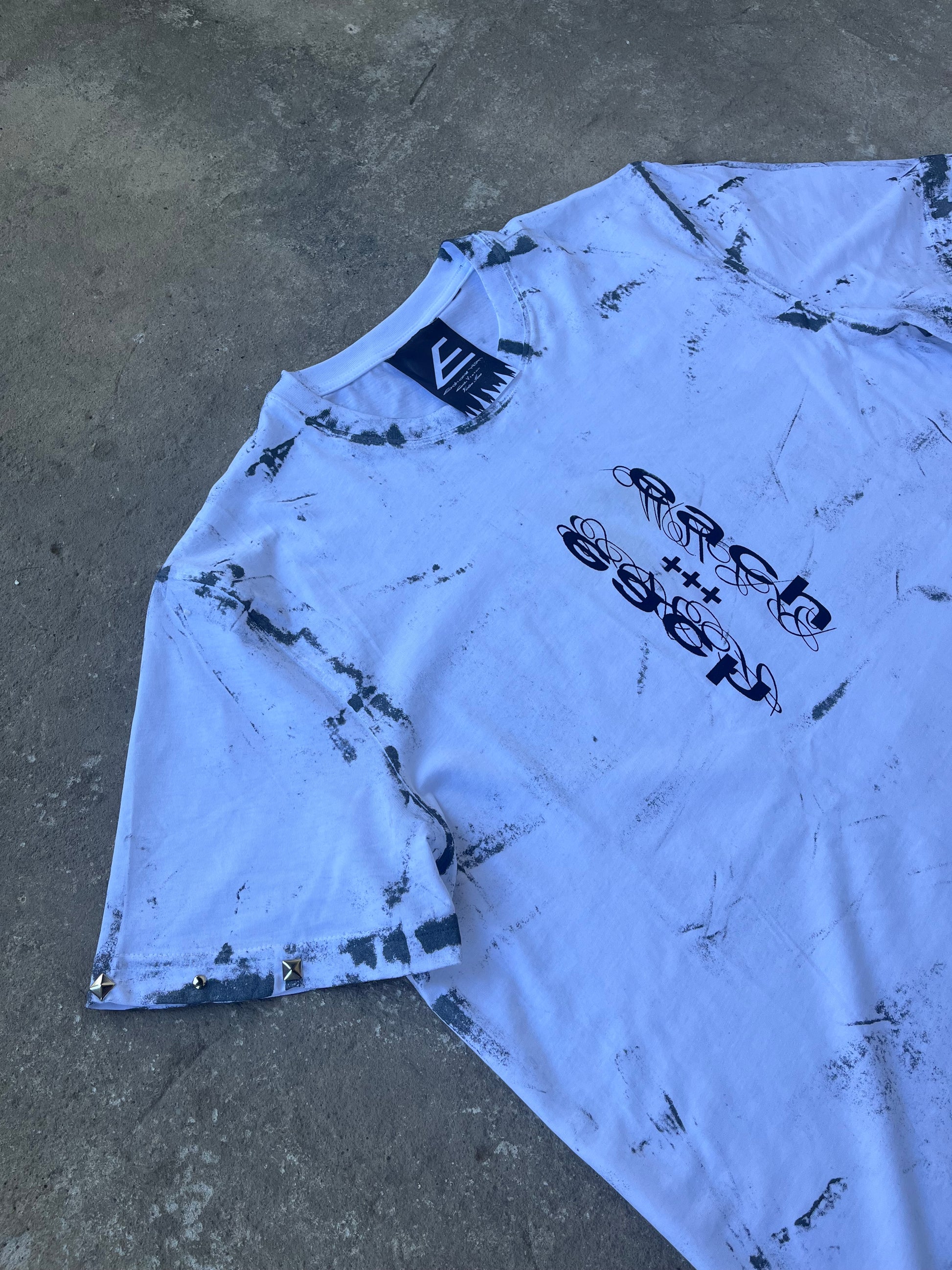 White wax tshirt Ss/26