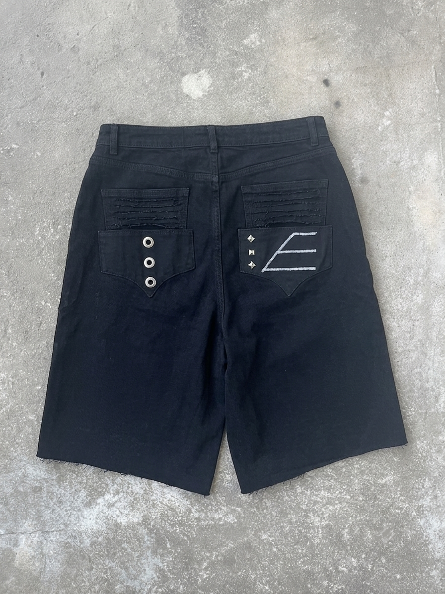 Black jorts SS/26