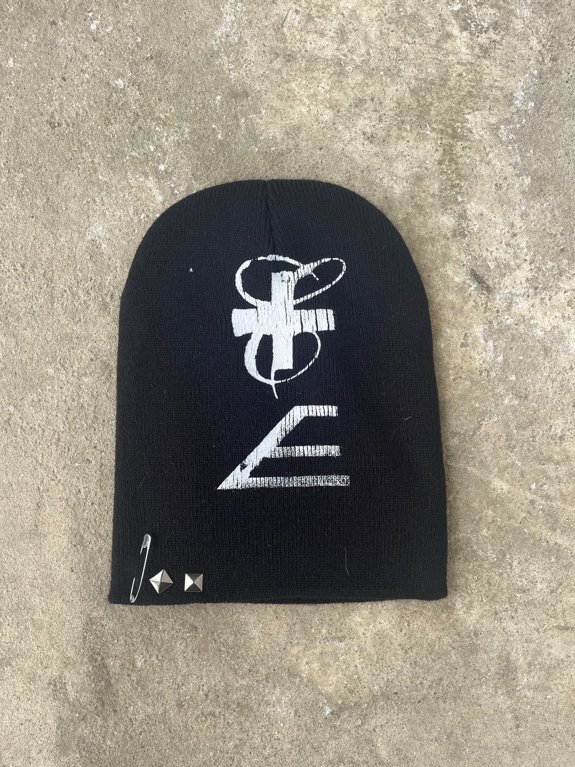 PrintedBeanie (Black&White)