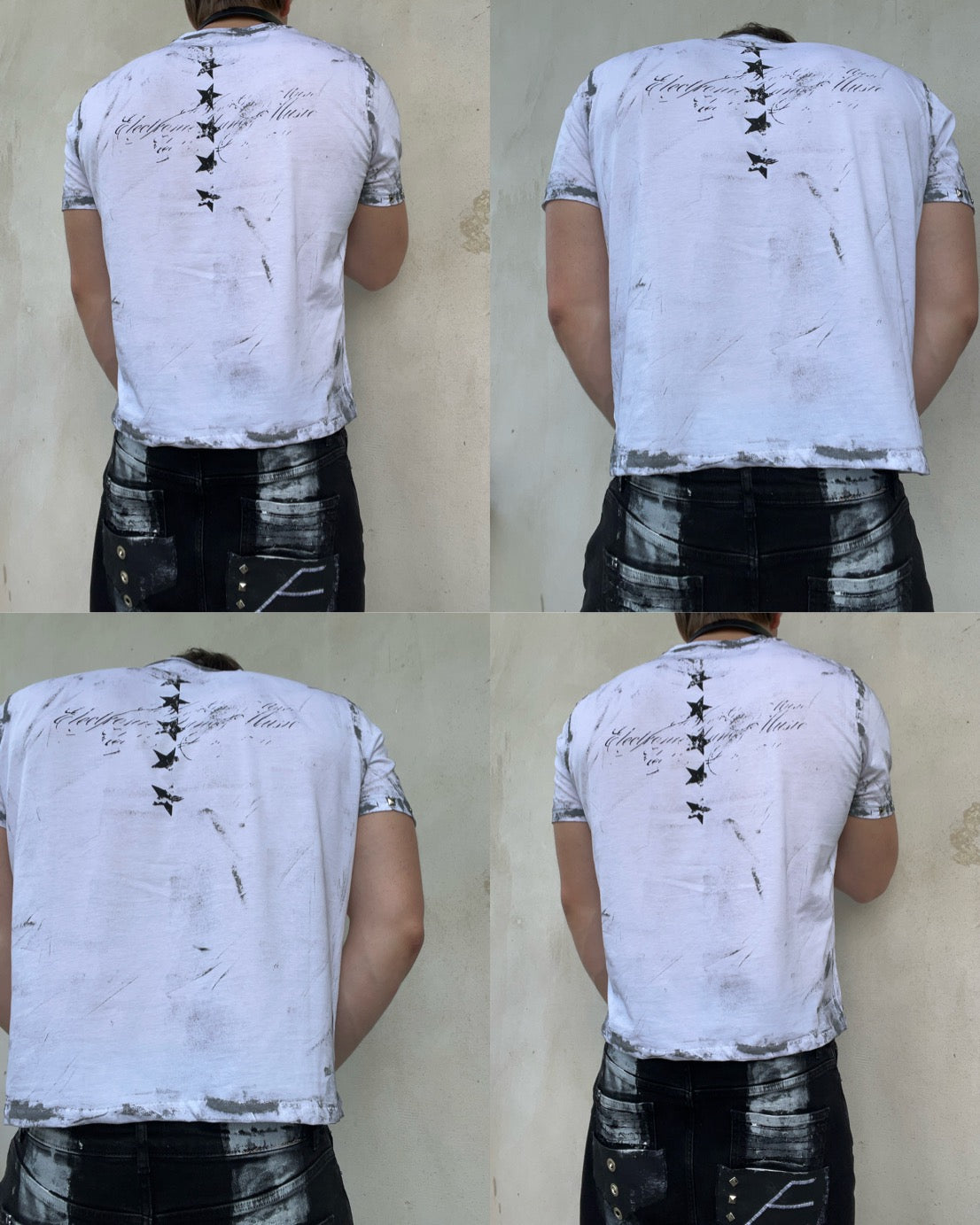 White wax tshirt Ss/26