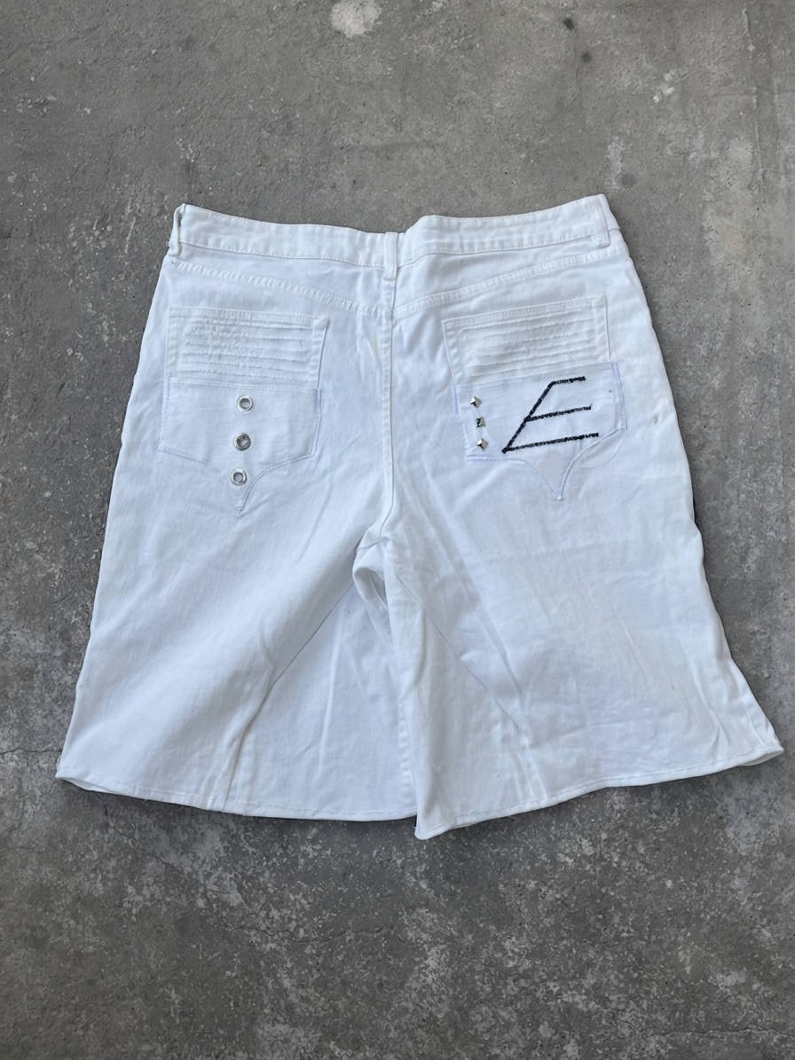 White jorts ss/26