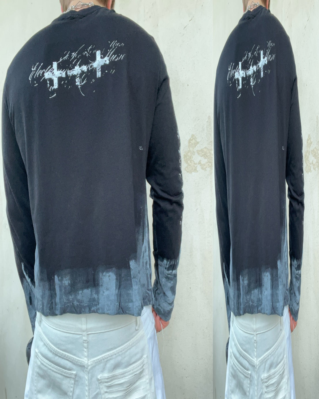 Printed techno longsleeve SS/26