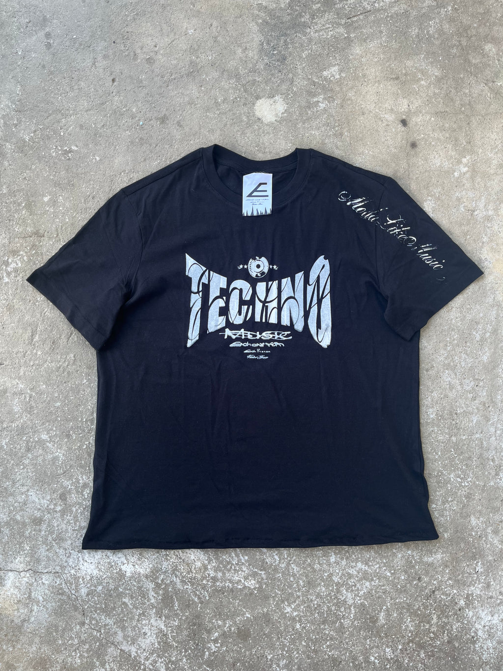 Techno Black tshirt Ss /26
