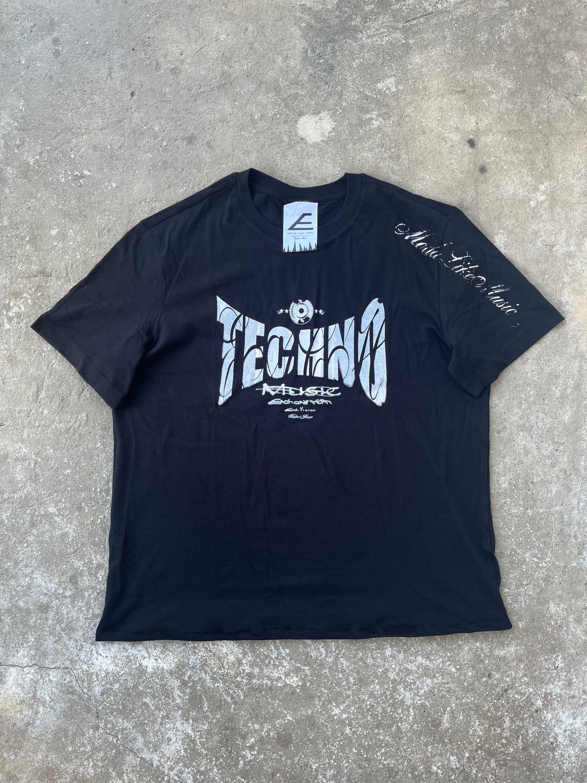 Techno Black tshirt Ss /26