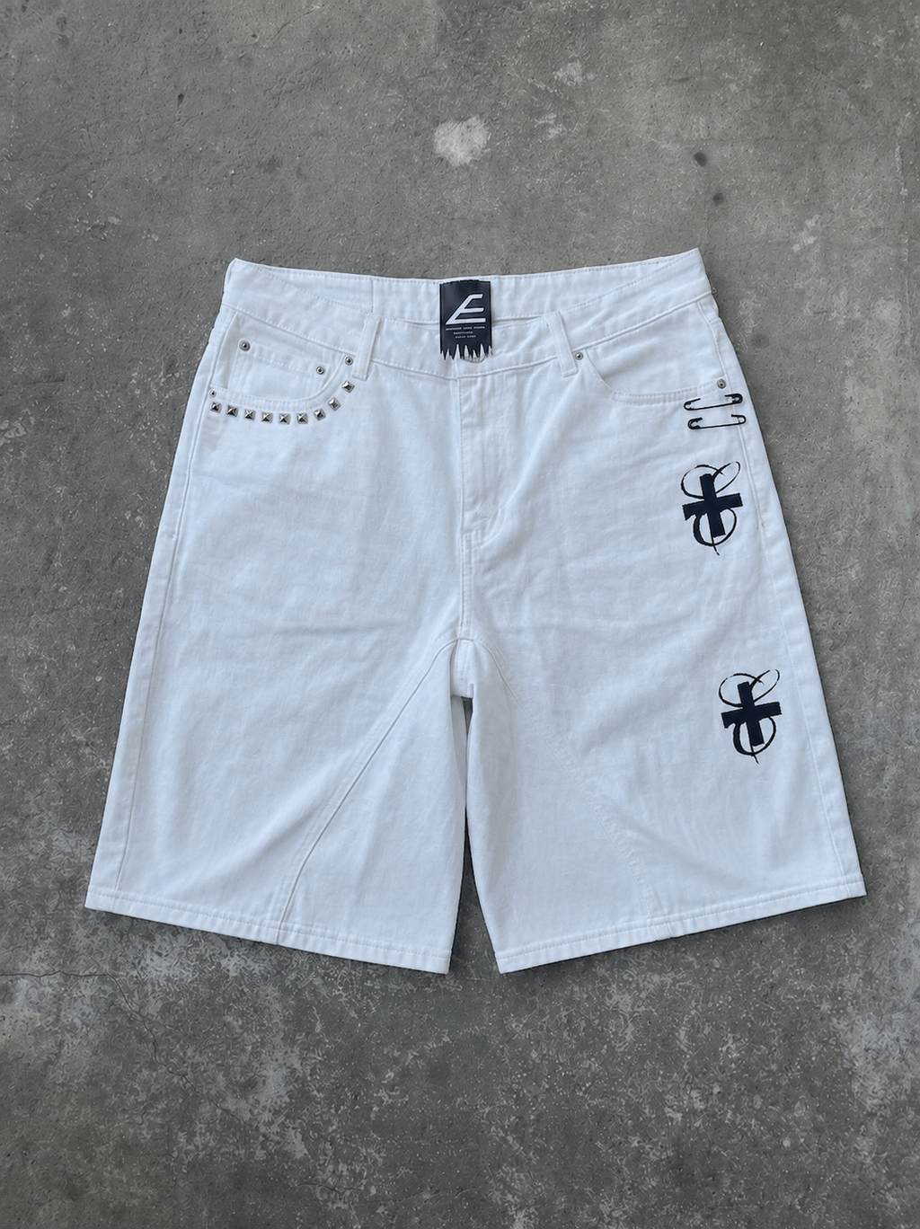 White jorts ss/26