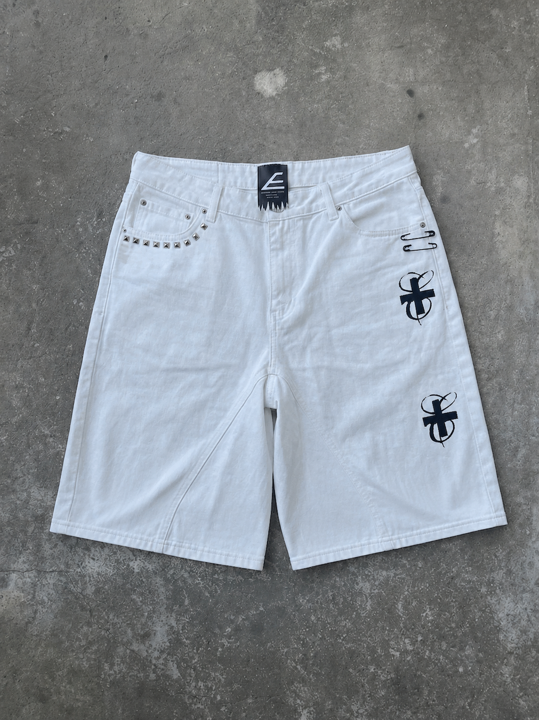 White jorts ss/26