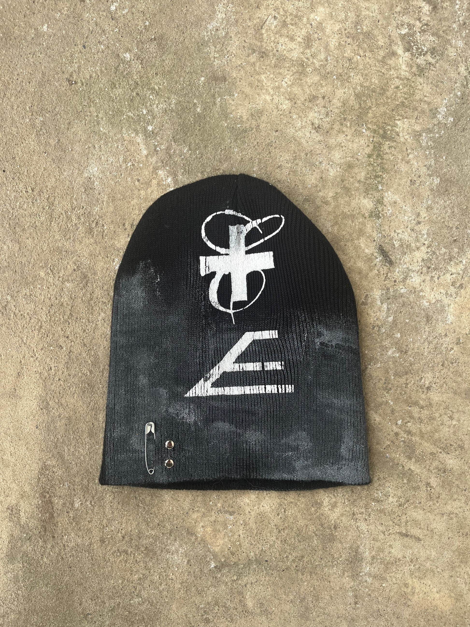 PrintedBeanie (Black&White)