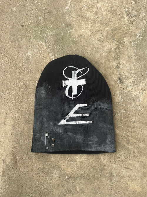 PrintedBeanie (Black&White)