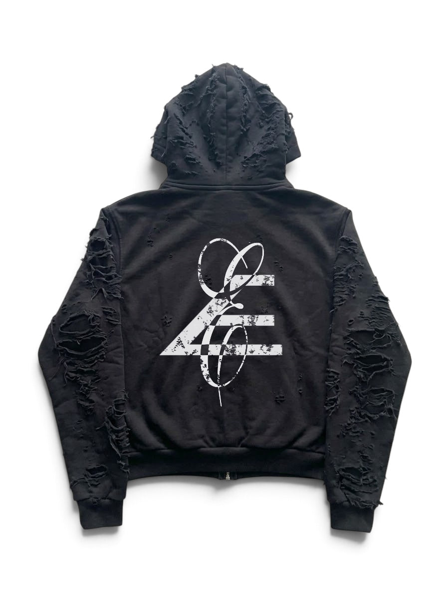 DistressZipHoodie FW/26