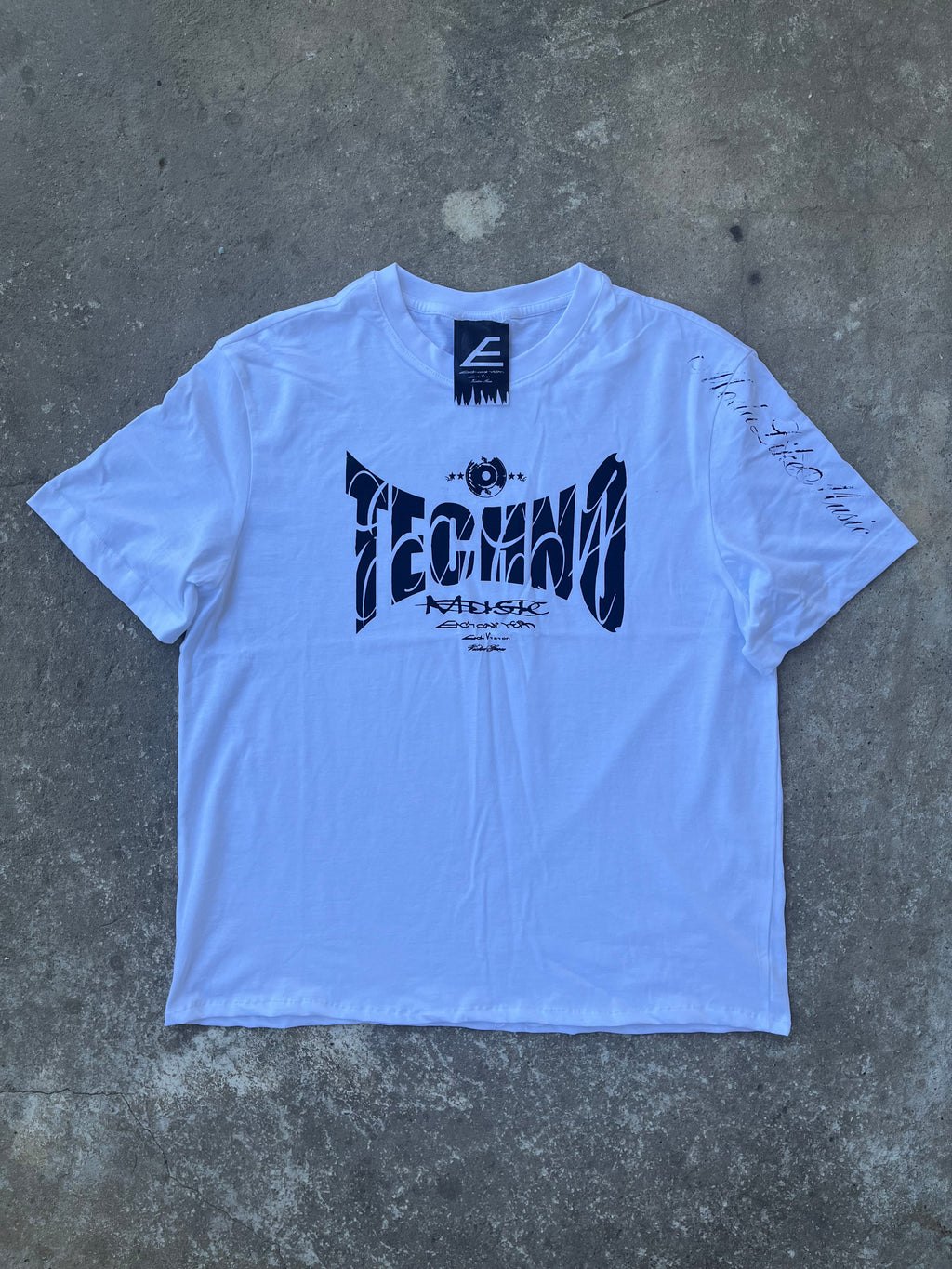Techno White tshirt Ss/26