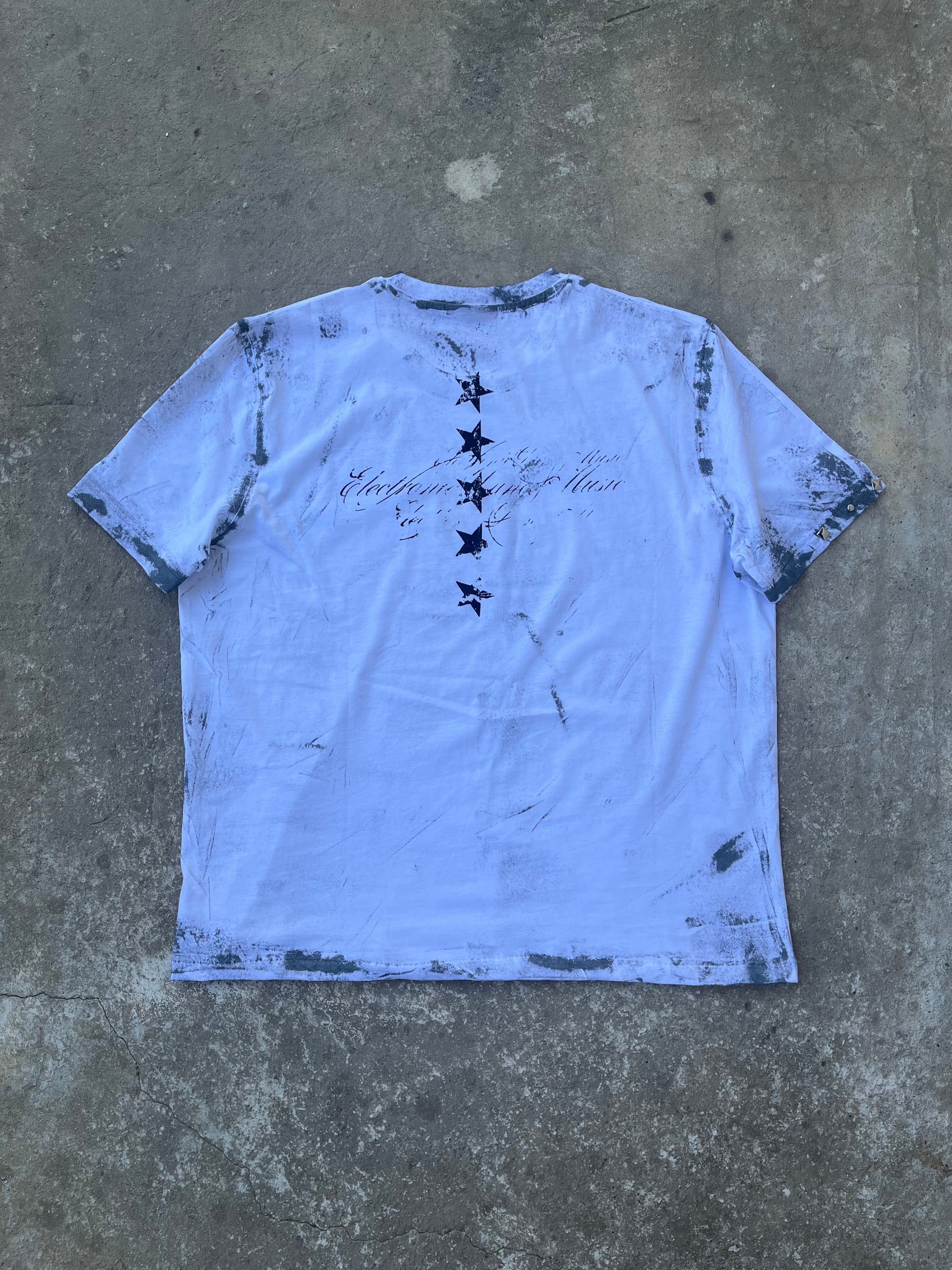 White wax tshirt Ss/26
