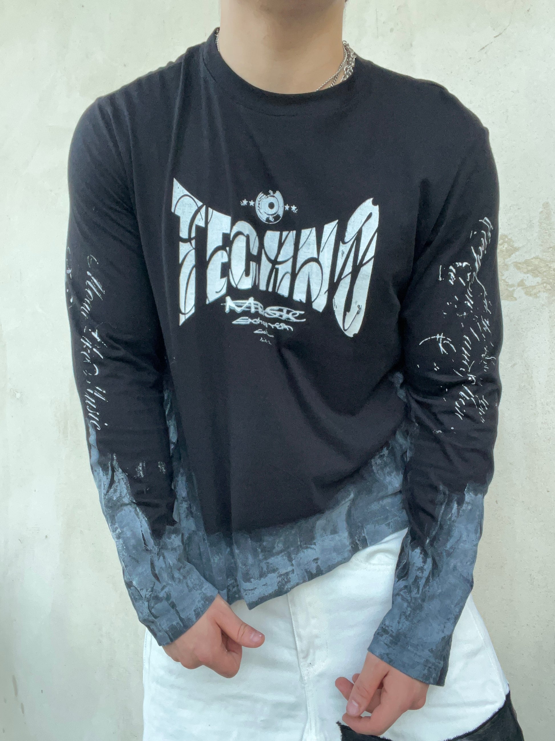 Printed techno longsleeve SS/26
