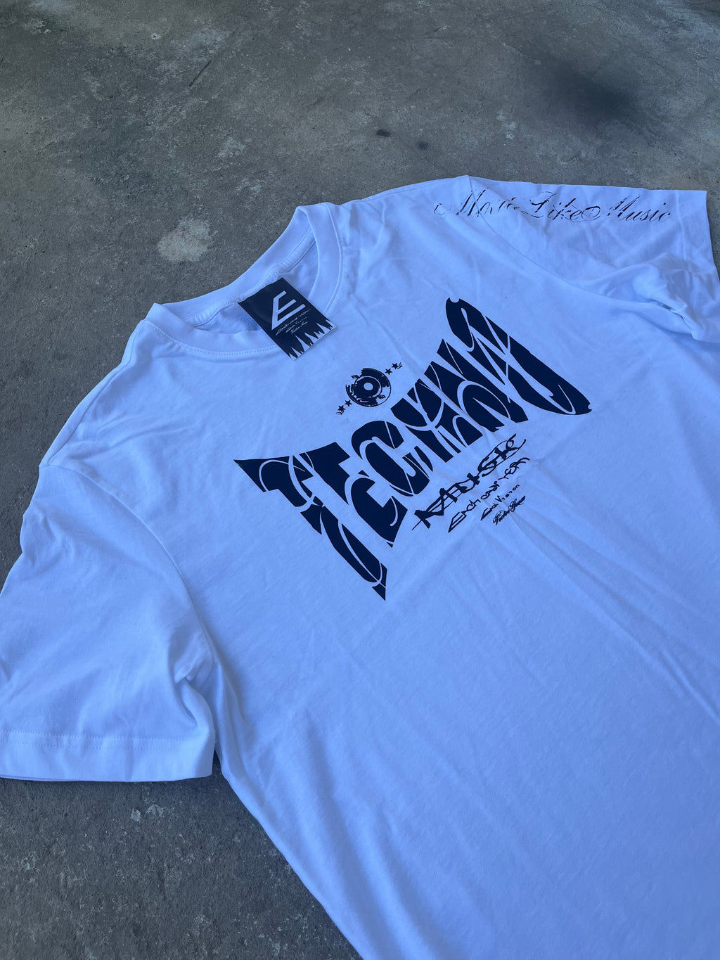 Techno White tshirt Ss/26