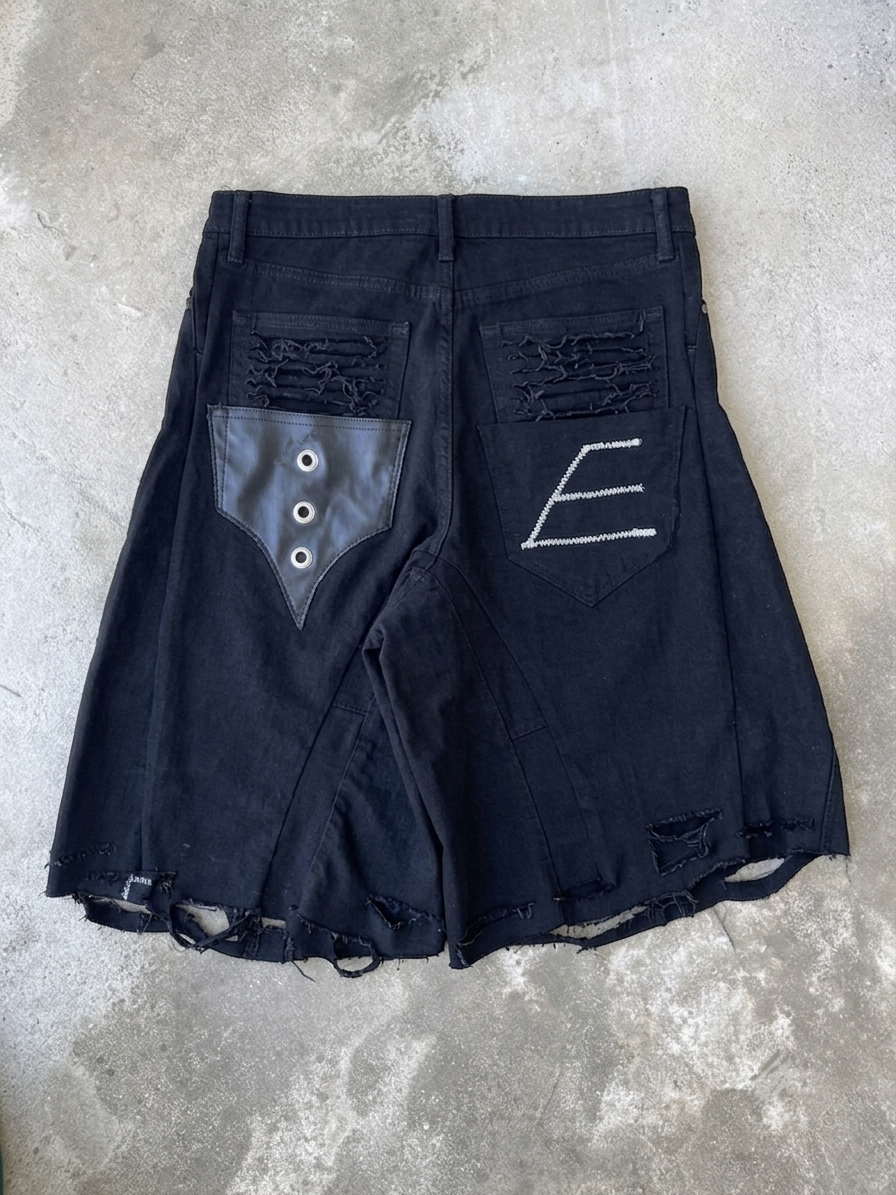 +++ Black jorts SS/26