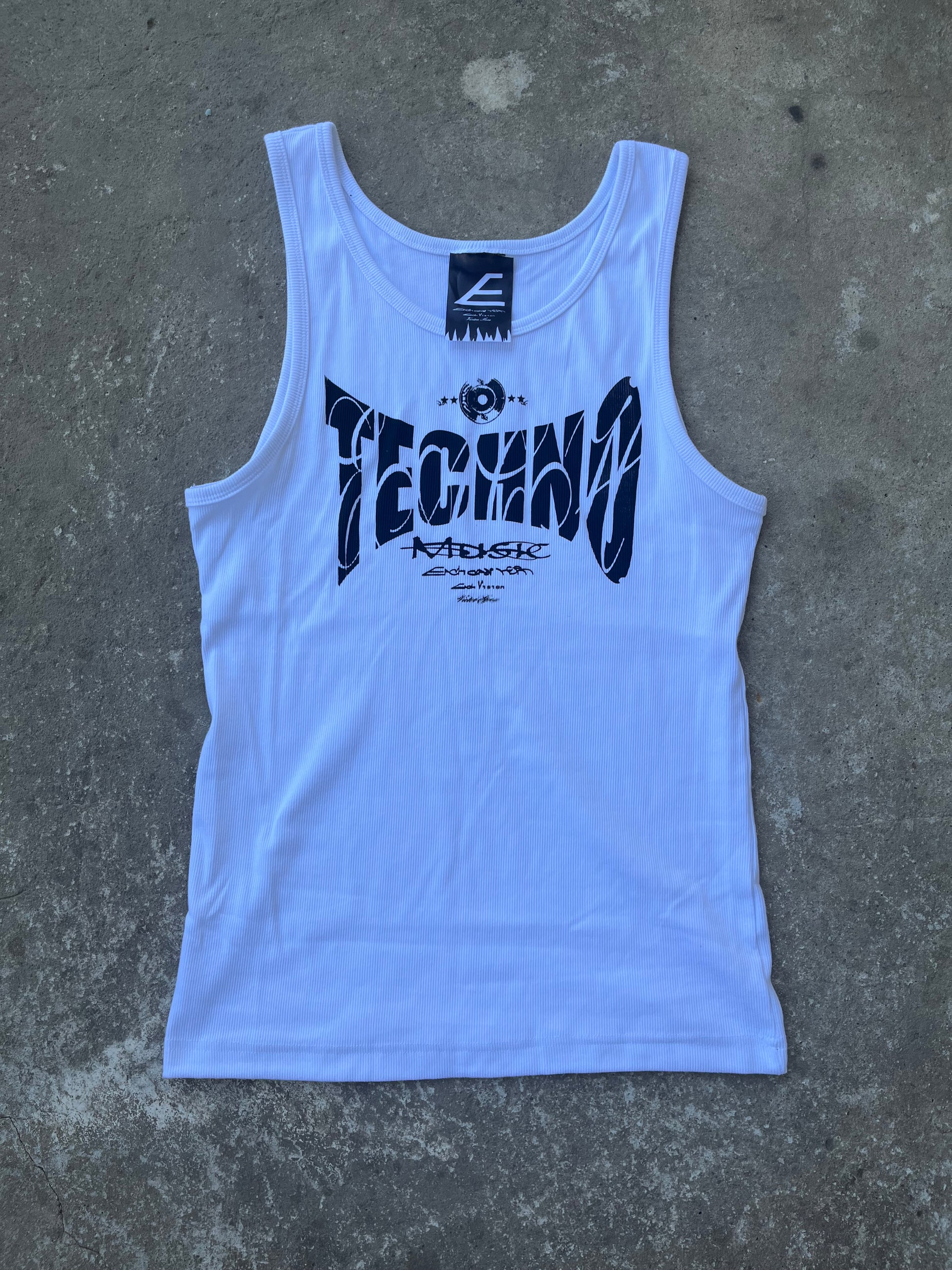 White techno top SS/26