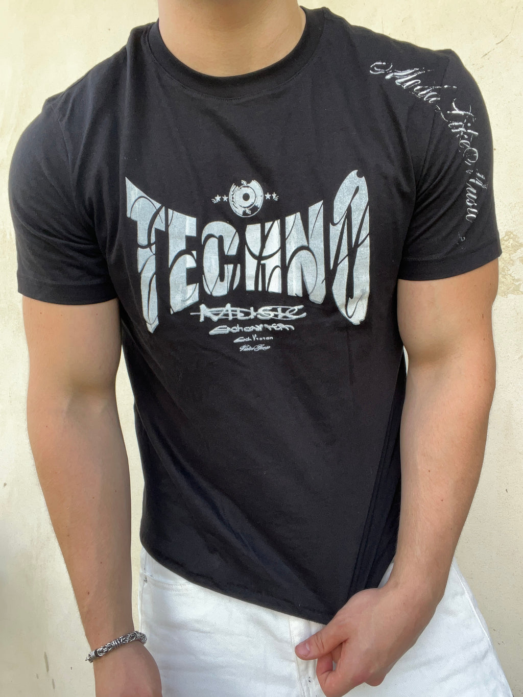 Techno Black tshirt Ss /26