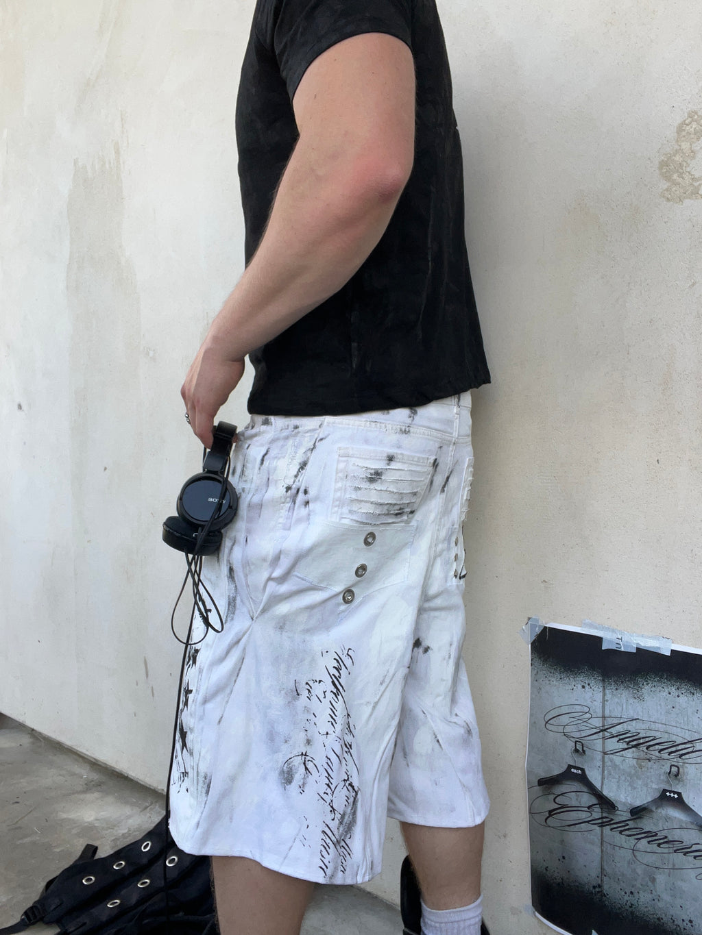 Wax White Star jorts SS/26