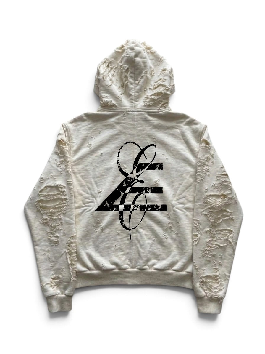 DistressZipHoodie FW/26