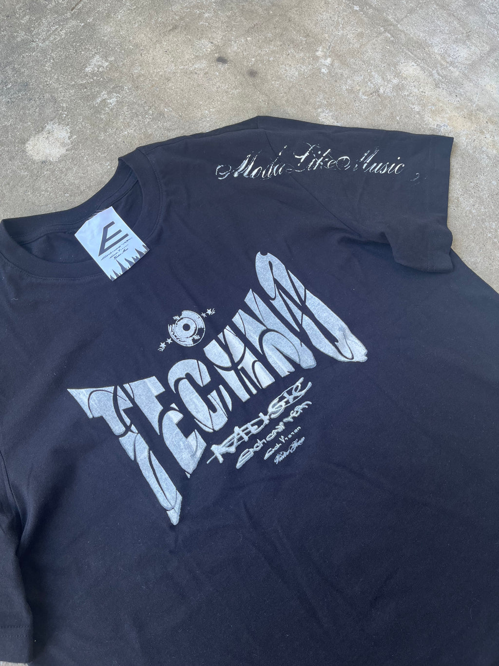 Techno Black tshirt Ss /26