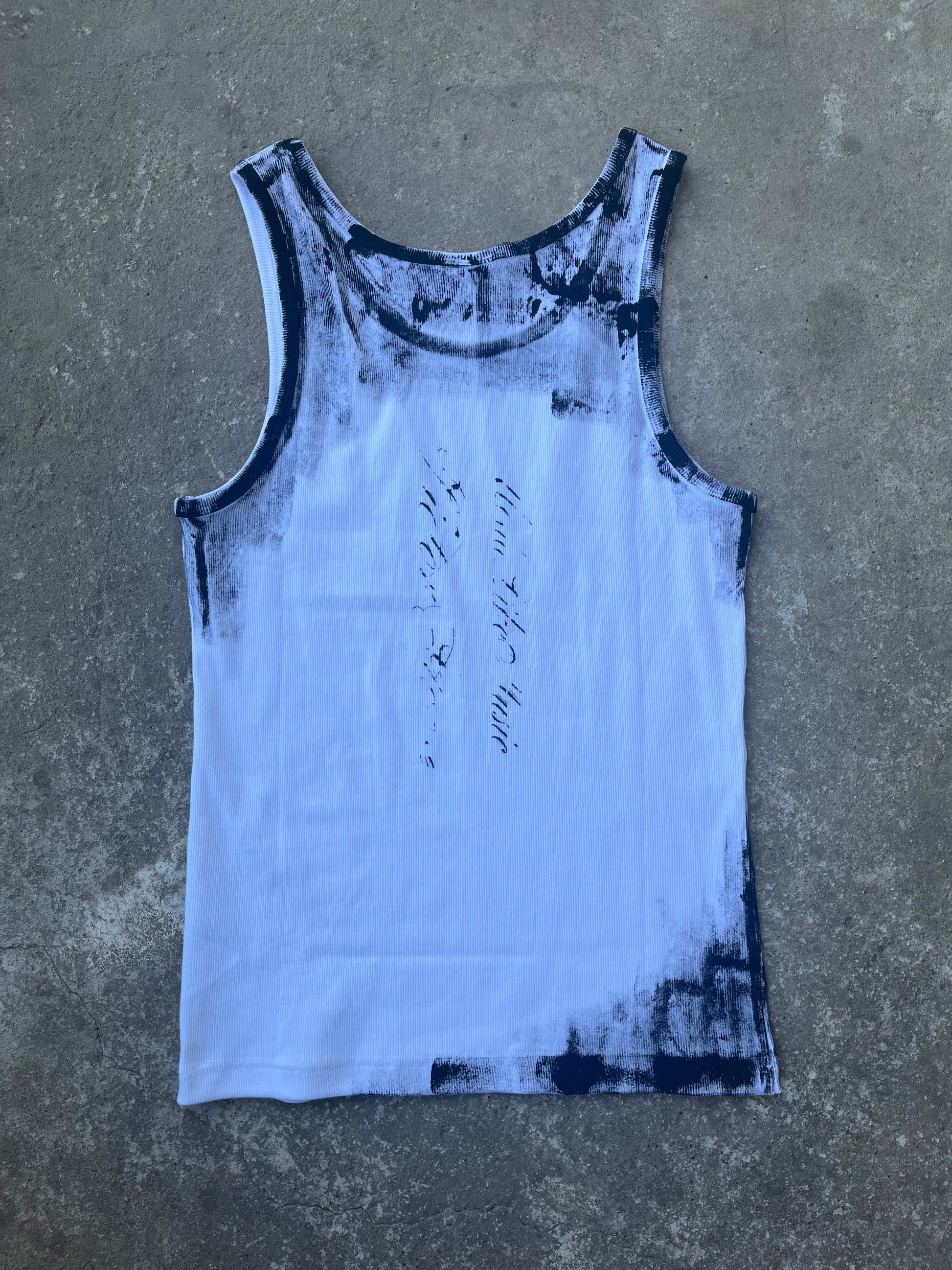 Printed White top Ss/26