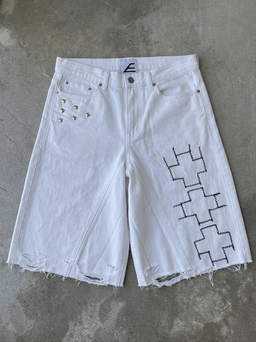 +++ white jorts SS/26