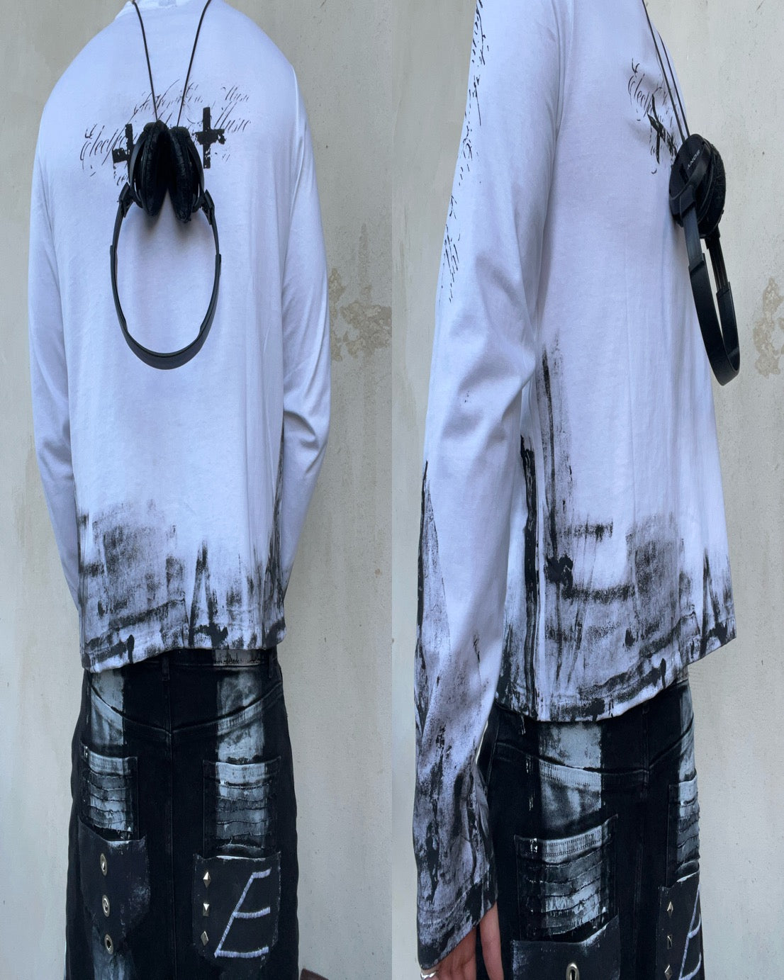 Printed techno longsleeve SS/26