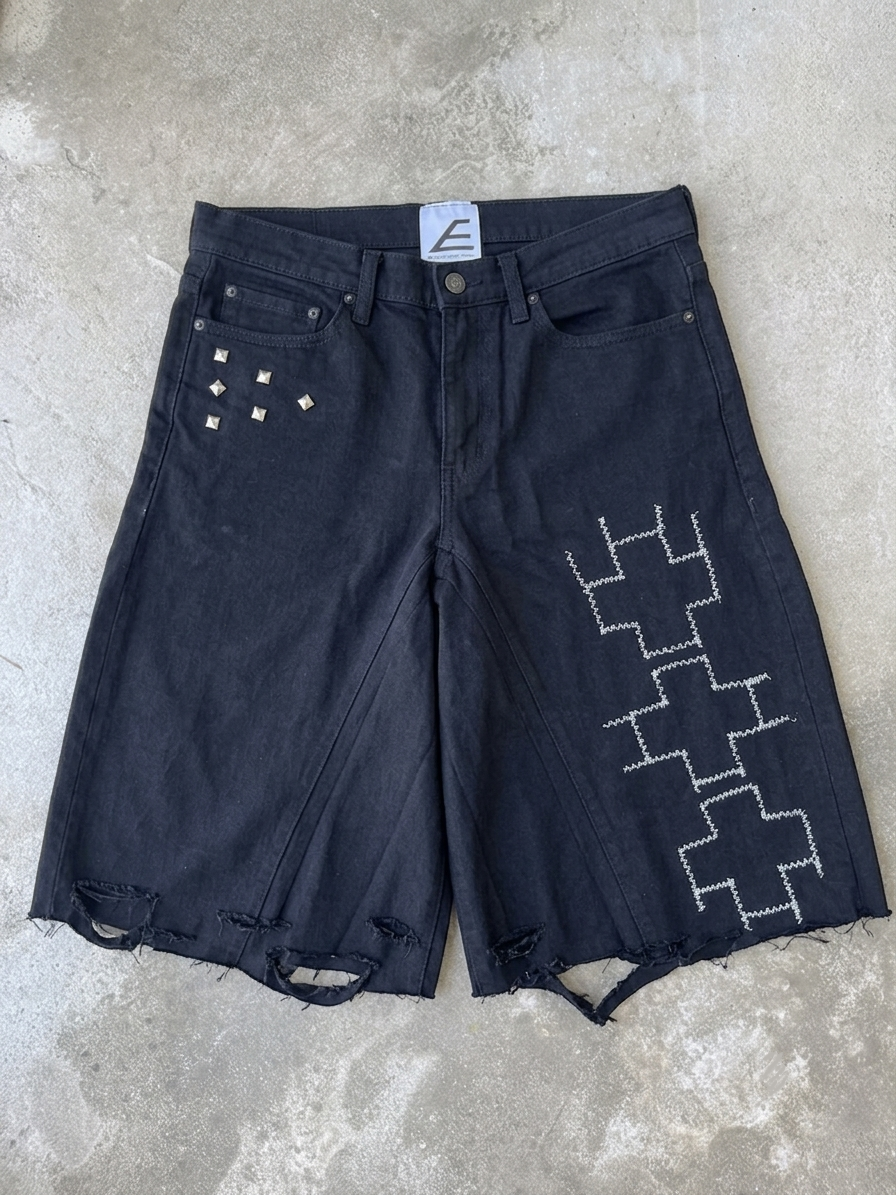 +++ Black jorts SS/26