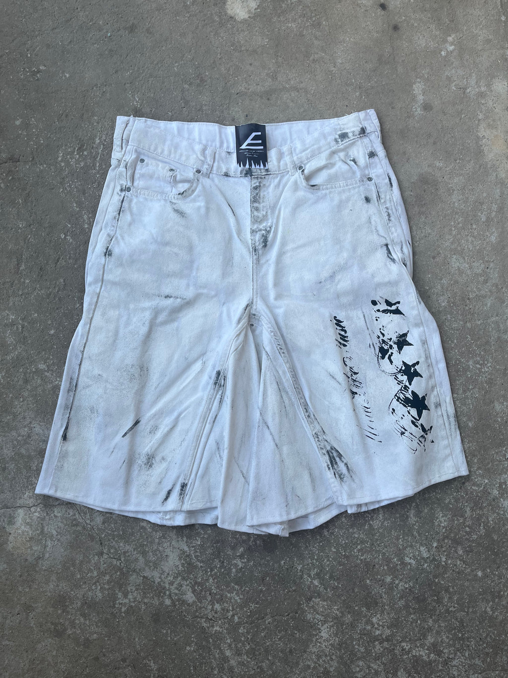 Wax White Star jorts SS/26