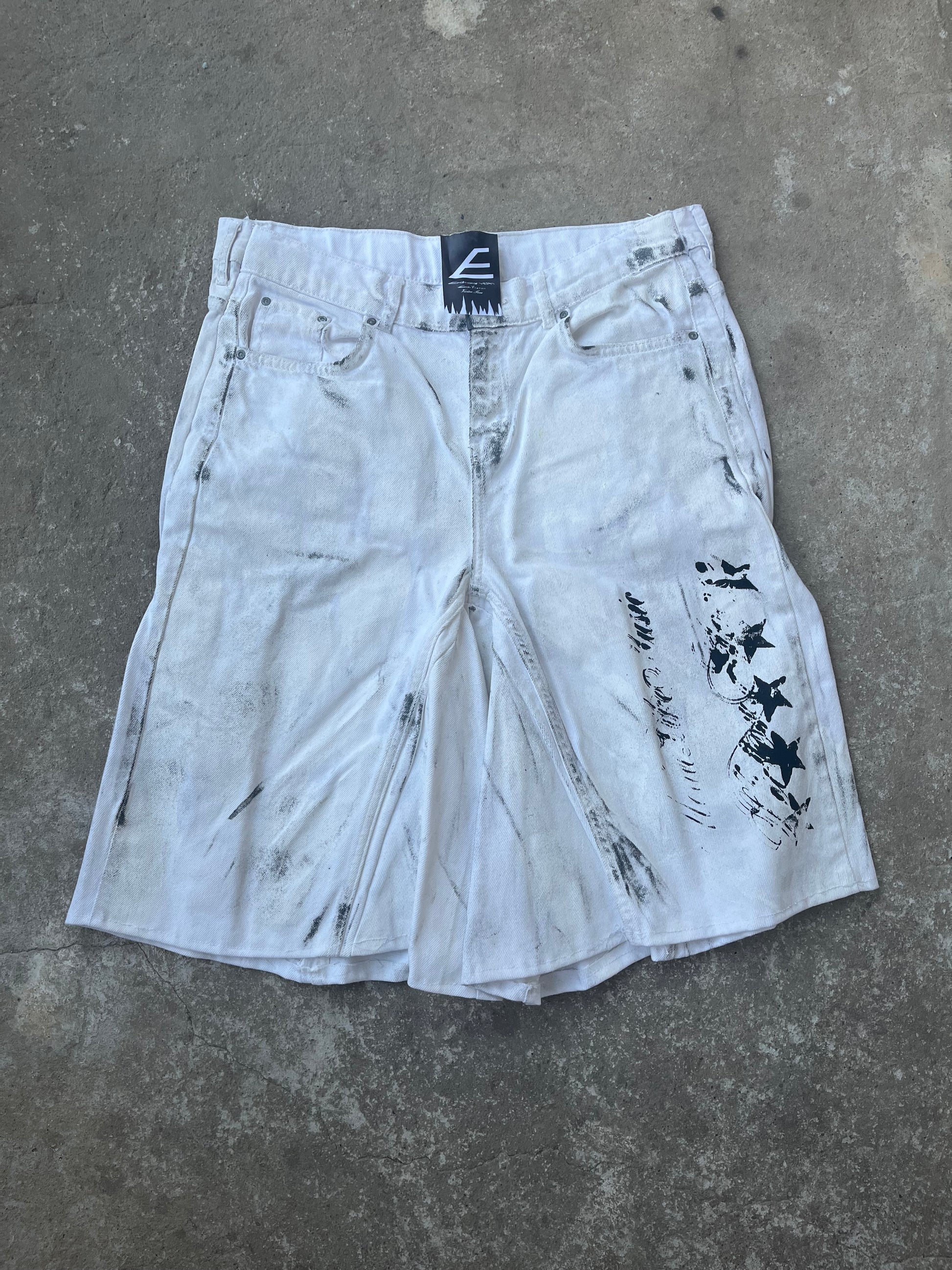 Wax White Star jorts SS/26