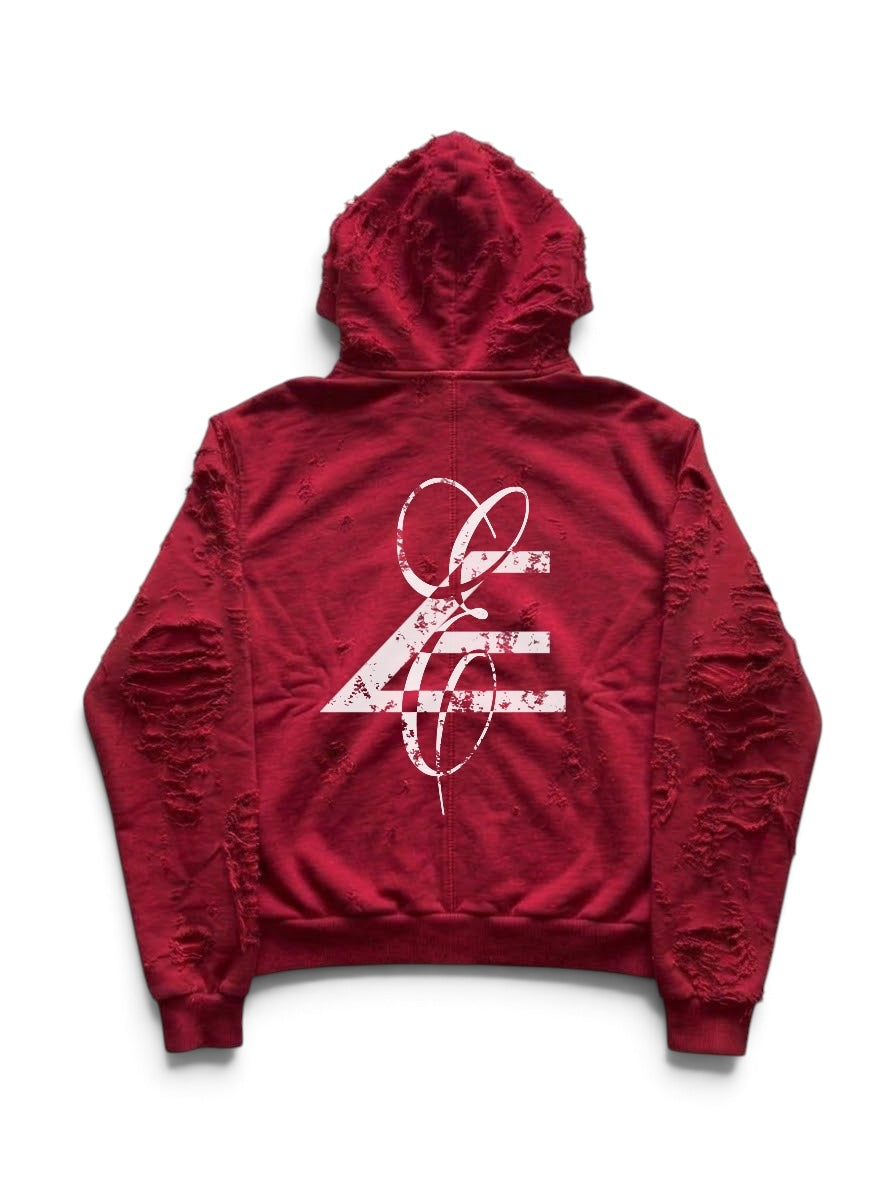 DistressZipHoodie FW/26