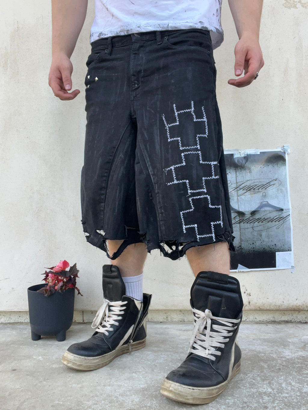 Wax +++ Black jorts ss/26
